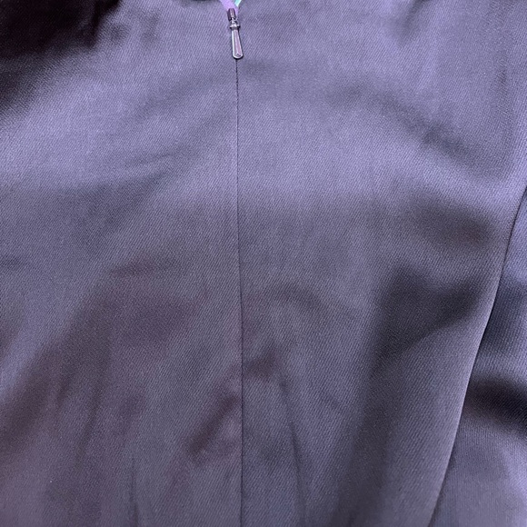 Mac Duggal/IEENA #A2647 NWT Plum Purple Jumpsuit LS Plunging V-Neck - Picture 13 of 13